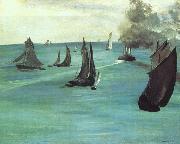 The Beach at Sainte Adresse Edouard Manet